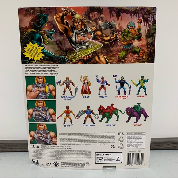 Masters of the Universe Origins: Battle Armor He-Man Deluxe Action Figure-NWT - Picture 3 of 14